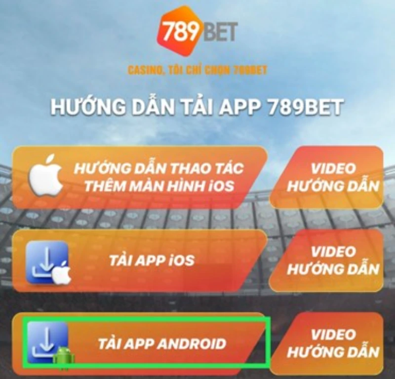 tải app 789BET trên Android
