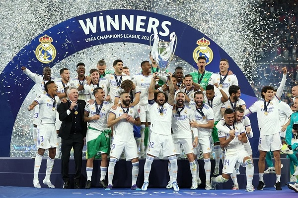 Real Madrid là đội bóng vĩ đại có nhiều cúp c1 nhất